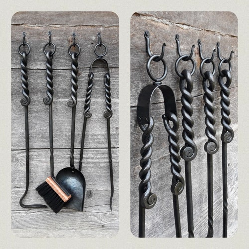Hand Fireplace Tool Set duet Shovel and Etsy