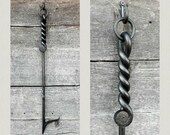 Hand Forged Fireplace Poker, Fireplace Tool, Wrought Iron Poker, Blacksmith