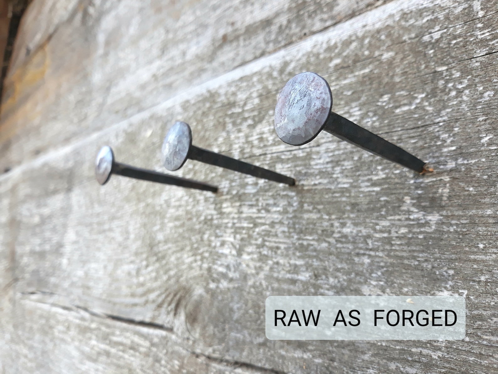 Hand Nail Hook Wrought Wall Hooks M&m Towels Rustic Etsy UK