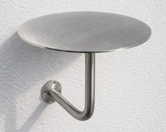 Coffee Table, Metal Minimalist Tier Architectural Design