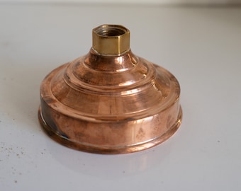 Pomme de douche ronde en cuivre, pommeau de douche à effet pluie, pommeaux de douche extérieurs, (4 po. de diamètre)