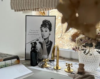 クラシックな真鍮製3穴式洗面化粧台用蛇口