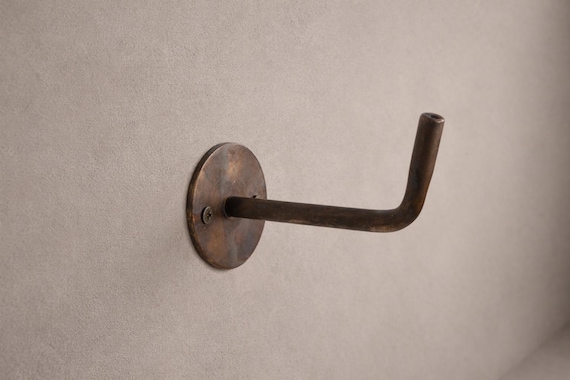 Rich Patina Brass Wall Hook – Wall Mount Hanger