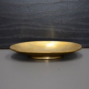 Unlacquered Brass Handcrafted Soap Dish