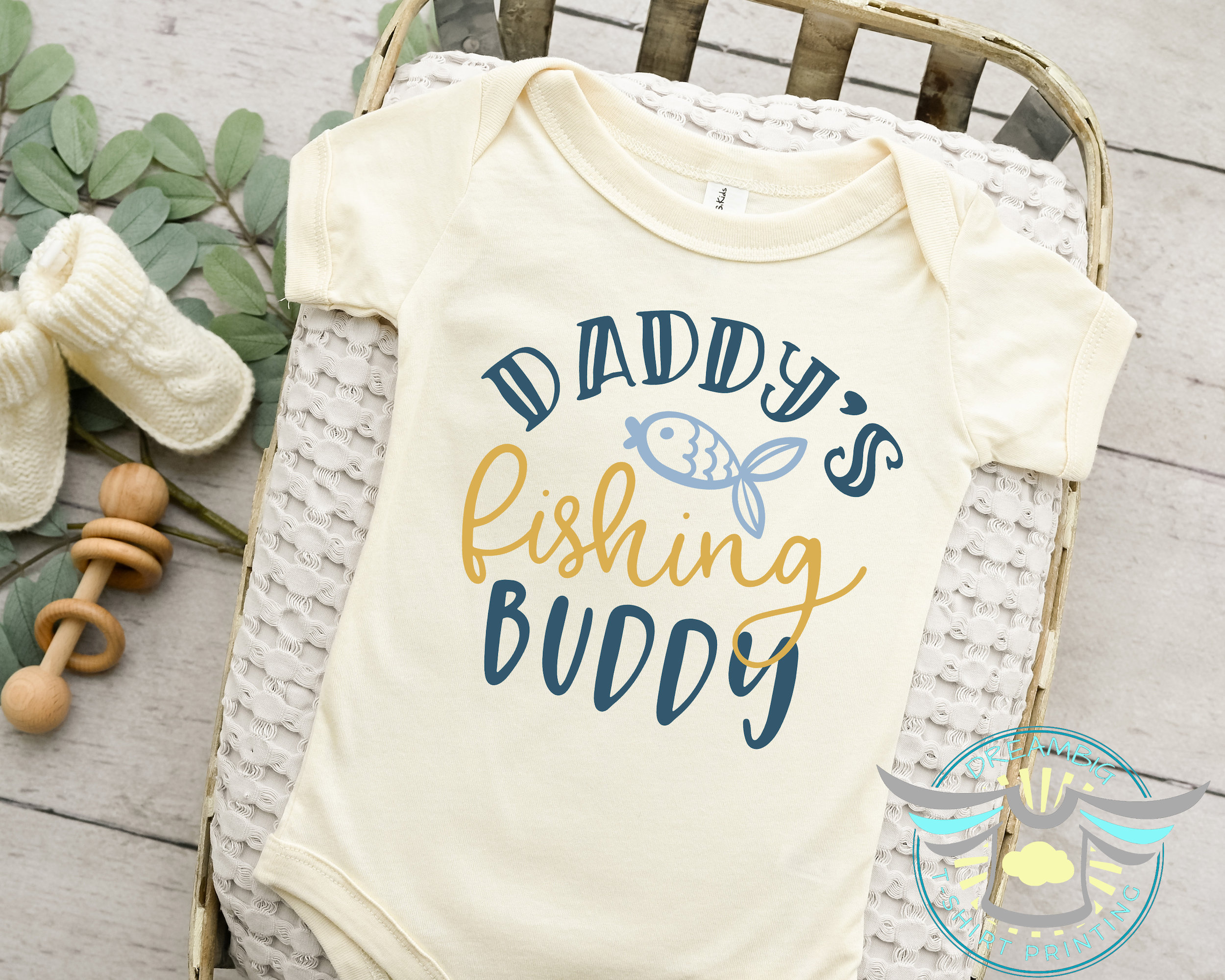 Boys Fishing Towel, Fishing, Towel, Daddys Buddy, Papas Buddy, 