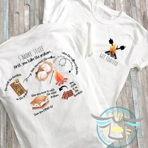 Camping Shirt, S'mores, Get Toasted, Gone Camping, Family Shirts, Camping Life, Outdoors, Campfire, Campsite, Marshmallows, Matching Shirts