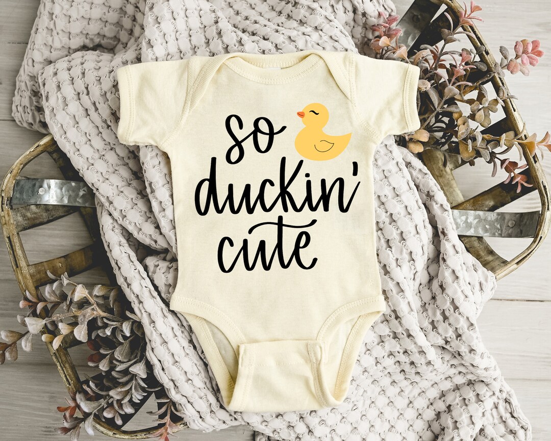 Duck Baby Onesie® so Dunkin Cute, Baby Gifts, Fun Baby Onesie® Baby