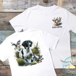 Duck Hunting Shirt, German Shorthaired Pointer, Mallard, Bird Dog Shirt, Upland Hunting, Hunting Dog, Shot Caller, Country Boy, Outdoors