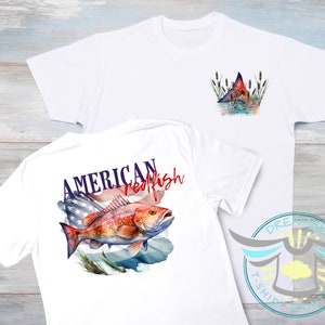 Fishing Shirt, American Redfish, Lake Life, Gone Fishin' Shirt, Biggest Catch Shirt, Reel, Tackle, Fish Shirt, Nautical, Fishing Rods