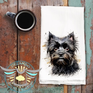 Affenpinscher Kitchen Towel, Dog Tea Towel, Gift For Dog Lover, Dog Themed Towel, House Warming Gift, Home Decor, Dog Breed Towel, Dog Towel