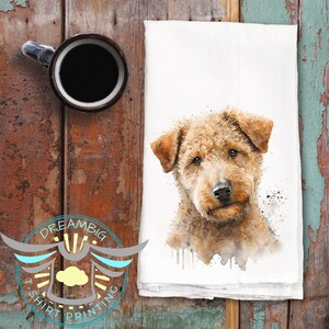 Pumi Tan Dog Kitchen Towel, Dog Tea Towel, Gift For Dog Lover, Dog Themed Towel, House Warming Gift, Home Decor, Dog Breed Towel, Dog Towel
