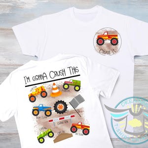 Monster Truck Shirt, I&#39;m Going To Crush This, Monster Truck Fan, Monster Truck Theme Birthday, Kids Monster Truck, Monster Truck Graphic Tee