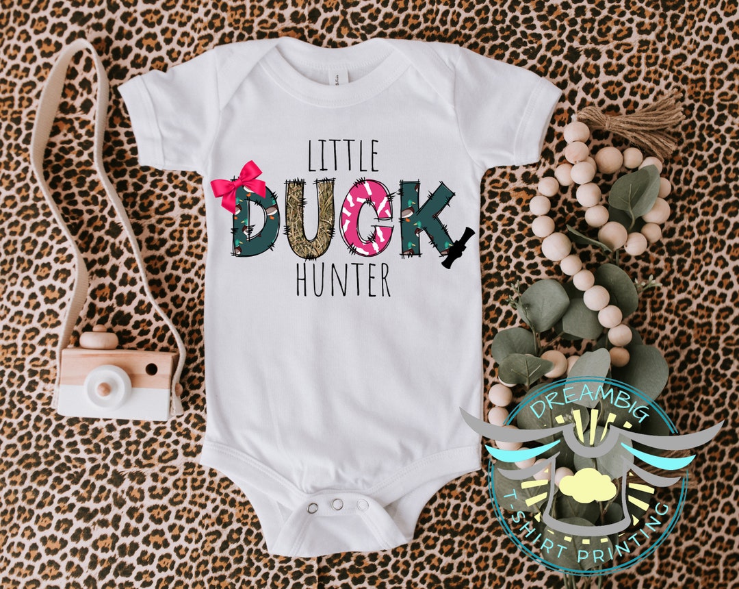 Duck Hunter Onesie® Little Duck Hunter, Mallard, Gone Huntin' Onesie® Duck  Call Onesie® Baby Girl Onesie® Hunting Buddy Onesie® Outdoors