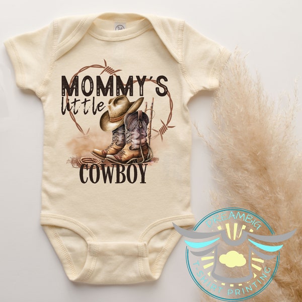 Cowboy Baby Onesie® Mommy's Little Cowboy Baby Onesie® Country Boy, Cowboy Boots, Country Life, Ranch Life, Cute Boy Farm Onesie® Bodysuit