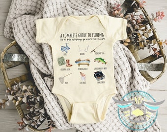 Fishing Baby Onesie® Complete Fishing Guide, Fishing Buddy, Gone Fishin' Onesie® Biggest Catch Onesie® Reel, Fishing Onesie® Nautical, Rods