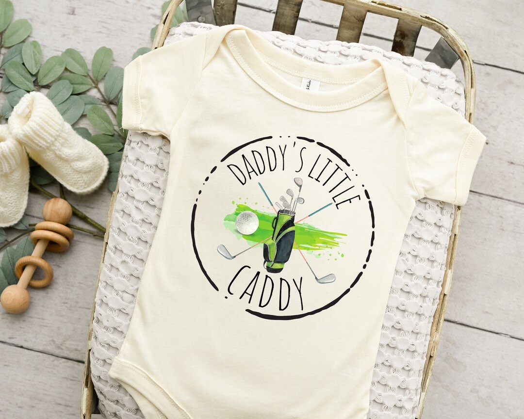 Daddy's Little Caddy Onesie® Golf Onesie® Lil Caddy Etsy