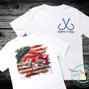 Red Snapper Fishing Shirt, Keepin' It Reel, Saltwater Fishing, Fishing Enthusiasts, Coastal Wear, Ocean Lover, Deep Sea Fishing, Fisherman