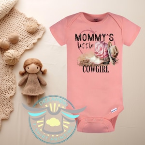 Cowgirl Baby Onesie® Mommy's Little Cowgirl Baby Onesie® Country Girl, Cowgirl Boots, Country Life, Ranch Life, Cute Farm Onesie® Farmer
