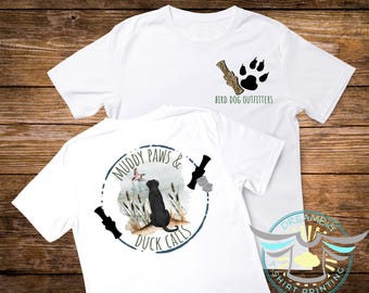 Duck Hunting Shirt, Hunting Bird Dog, Ducks Dogs & Decoys, Daddy's Hunting Guide, Duck Call, Mallard, Country Boy, Black Labrador Retriever