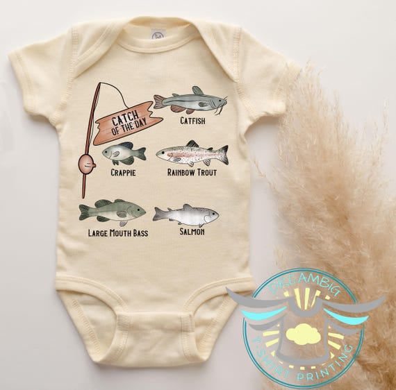 Catch of the Day Baby Onesie® Fishing Baby Outfit, Baby Shower