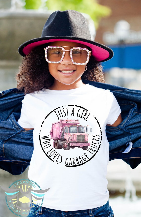 Garbage Truck Shirt, Just A Girl Who Loves Garbage Trucks, Recycle Truck,  Kids Garbage Truck Shirt, Pink Garbage Truck Shirt, Youth Toddler - Etsy