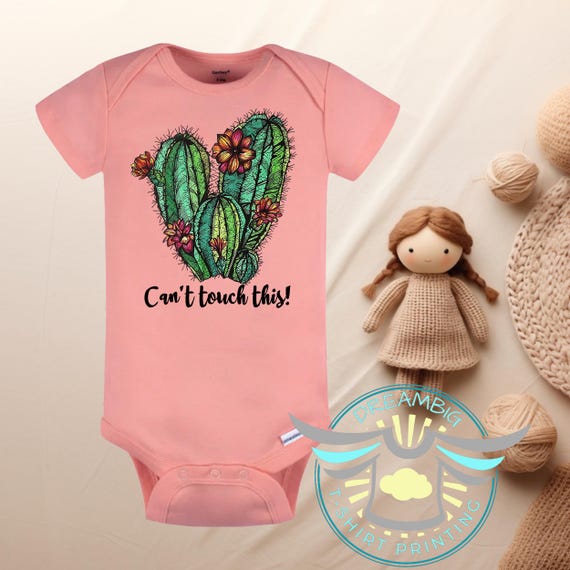 Can't Touch This Baby Onesie Please Don't Touch, Cactus Onesie Baby  Shower Gift, Baby Girl Onesie Cactus Baby Clothes, Boho Baby Onesie - Etsy