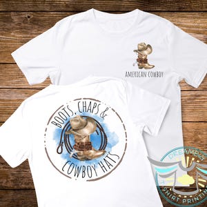 Cowboy Shirt, Boots, Chaps & Cowboy Boots, Country Boy, Cowboy Hat, Country Life, Ranch Life, Farm Life, Rodeo, Toddler Youth Shirts, Farmer