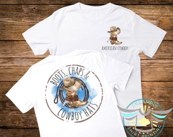 Cowboy Shirt, Boots, Chaps & Cowboy Boots, Country Boy, Cowboy Hat, Country Life, Ranch Life, Farm Life, Rodeo, Toddler Youth Shirts, Farmer