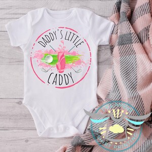 Daddy&#39;s Little Caddy Onesie® Golf Onesie® Lil Caddy Onesie® Cute Boys Onesie® Daddy&#39;s Girl, Little Caddy Onesie® Caddy, Dad Gifts