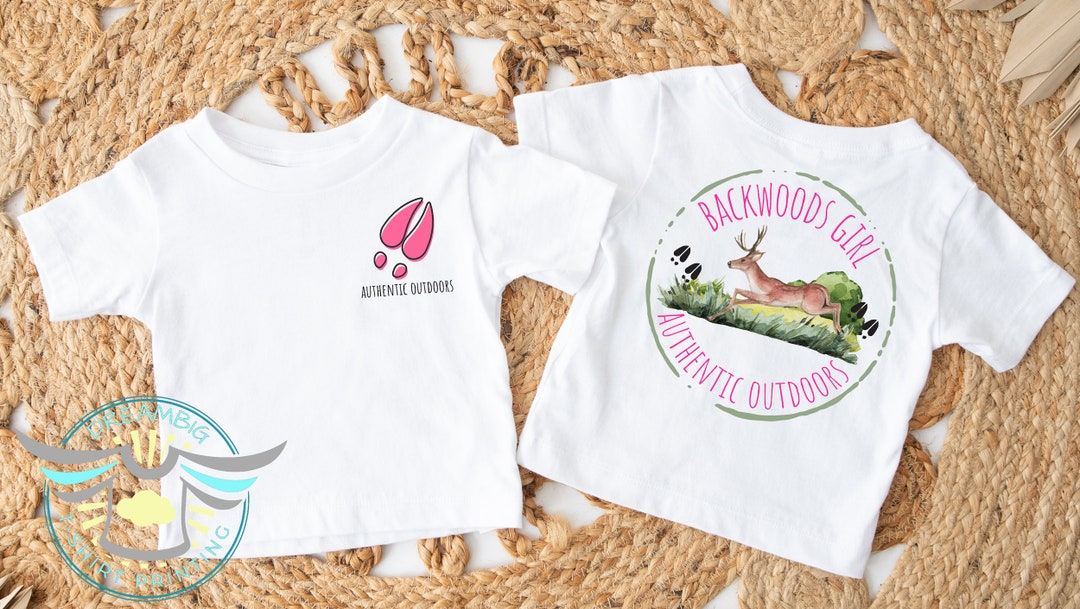 Little Girl Hunting Shirt, Backwoods Girl Shirt, Deer Hunting Shirt