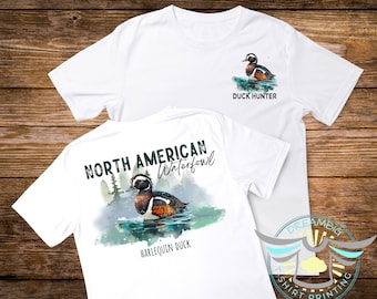 Harlequin Duck Hunting Shirt, Sea Duck, Waterfowl, Decoys, Call Me, Duck Hunter Shirt, Duck Call, North American, River, Outdoors