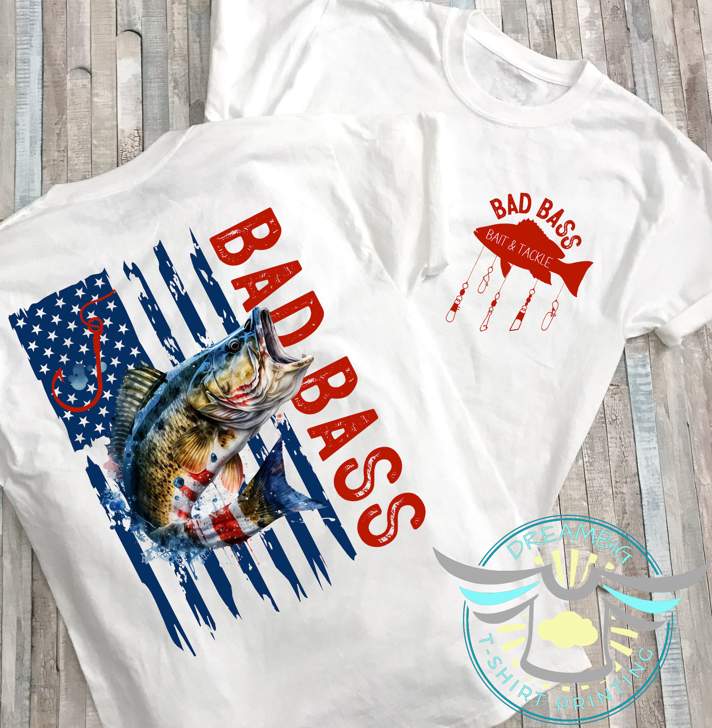 Large Mouth Bass Tee 
