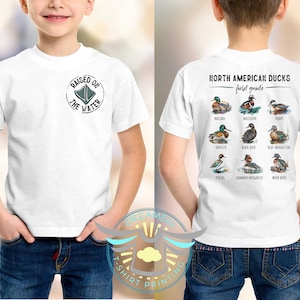 Duck Hunting Shirt, Duck Field Guide Shirt, Raised On The Water, North American Ducks, Daddy&#39;s Little Hunting Guide, Duck Shirt, Country Boy