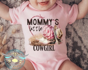 Cowgirl Baby Onesie® Mommy's Little Cowgirl Baby Onesie® Country Girl, Cowgirl Boots, Country Life, Ranch Life, Cute Farm Onesie® Farmer