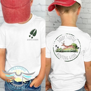 Daddy's Little Hunting Guide Shirt, Deer Hunting, Country Boy, Father Son, Rut, Boys Hunting Shirt, Outdoor, Toddler Youth Tees, Hunter