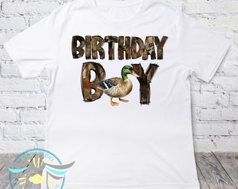 Birthday Boy Duck Hunting Shirt, Duck Hunting Shirt, Duck Hunting Themed Party, Hunting Birthday, Birthday Boy Shirt, Mallard Duck Hunter