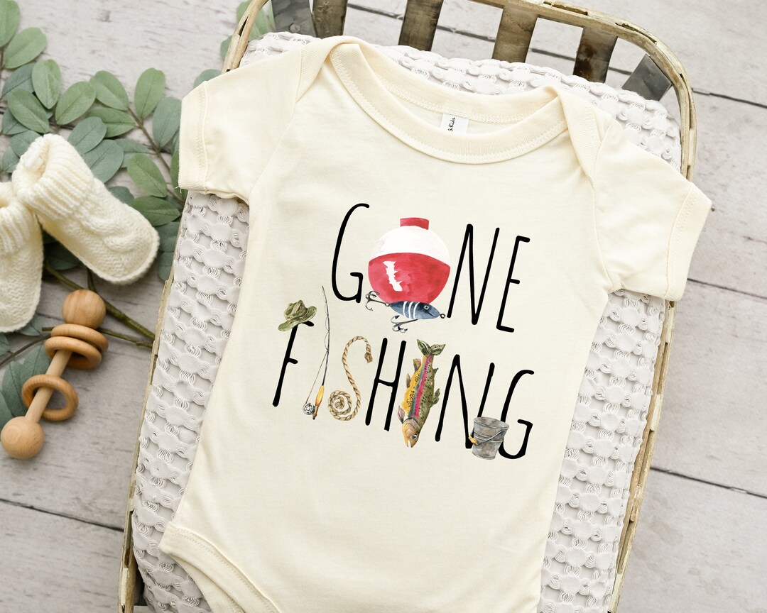 Gone Fishing Onesie® Fishing Buddy Gone Fishin' Onesie® Etsy