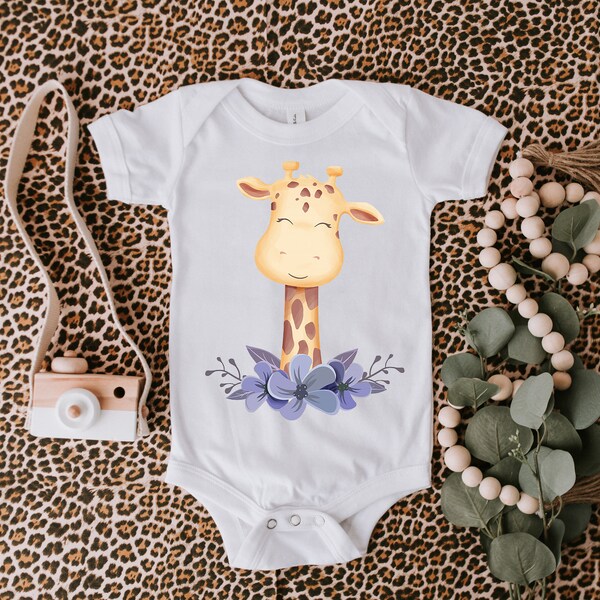Giraffe Baby Clothes Etsy