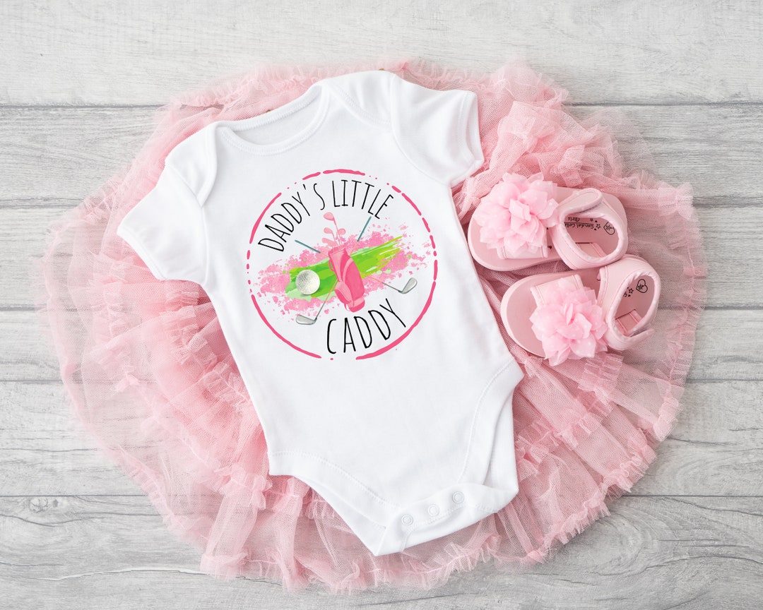 Daddy's Little Caddy Onesie® Golf Onesie® Lil Caddy Onesie® Cute Boys