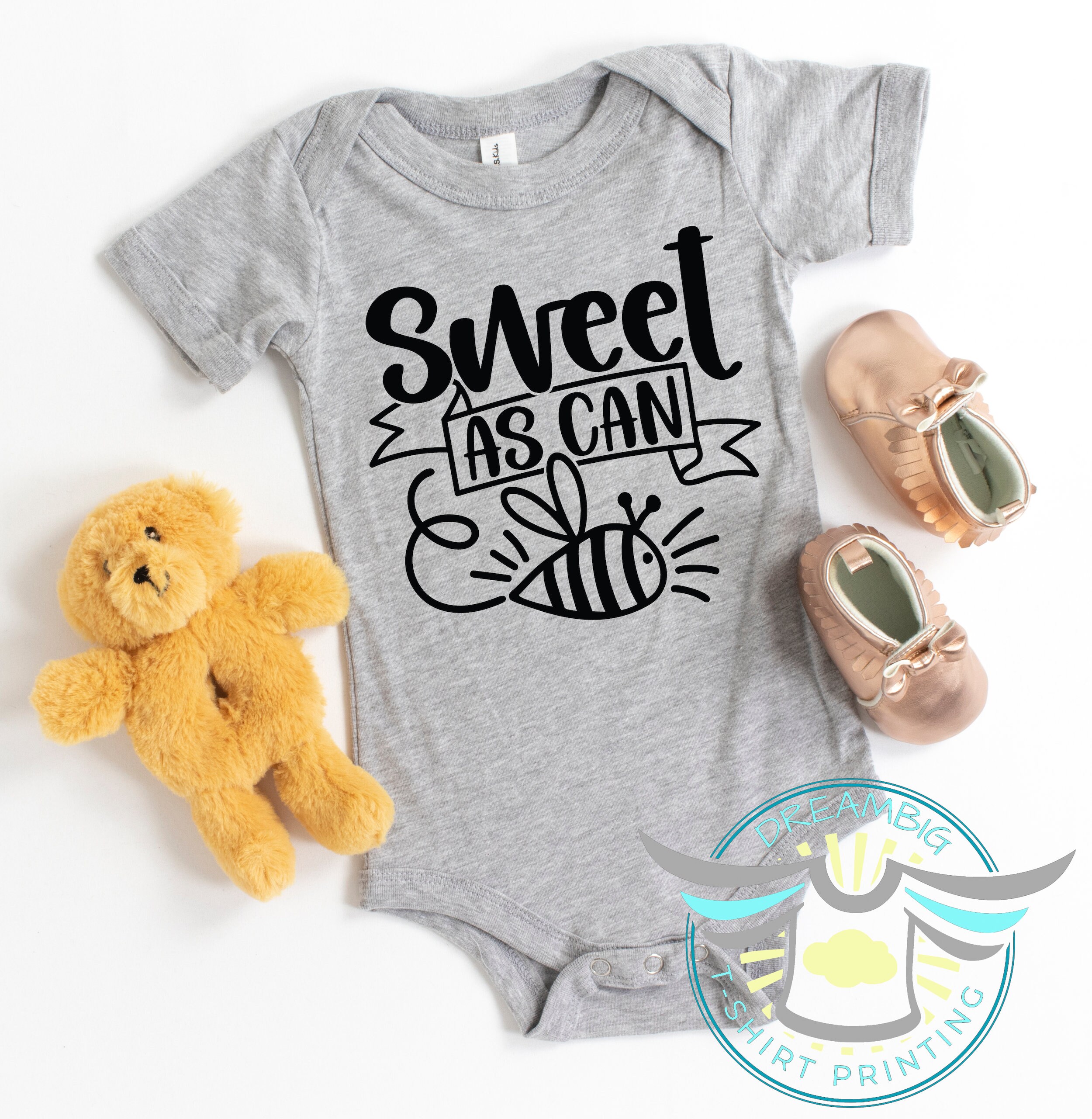 Bee Onesie® Sweet As Can Bee Baby Onesie® Honey Bee, Regalo de baby shower, Cute Baby Onesie® Sweet, Baby Girl, Baby Boy, Trendy, Bumble Bee