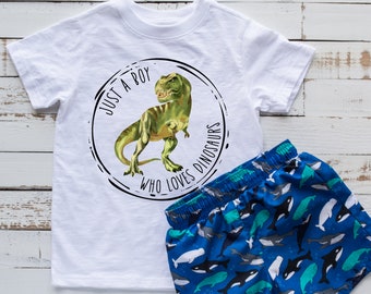 Dinosaur Shirt, Just A Boy Who Loves Dinosaur Shirt, T Rex, Dinosaur, Dino Tee, Dinosaur Lover, Boys Dinosaur Clothes, Toddler Youth Tees