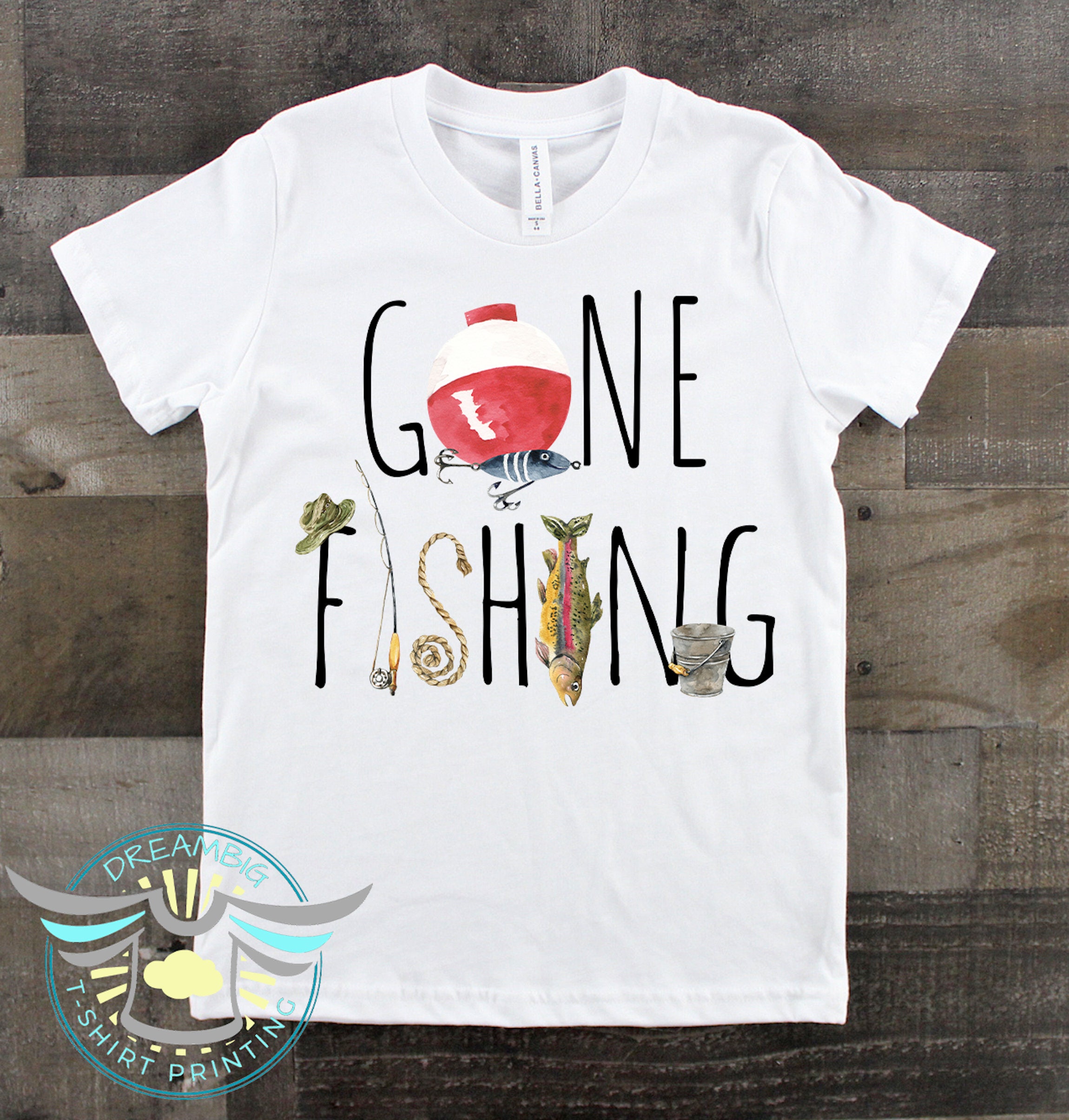 Gone Fishing Shirt, Fishing Buddy, Gone Fishin' Shirt, Biggest Catch Shirt,  Reel, Fishing Shirt, Fish Shirt, Nautical, Fishing Rods 