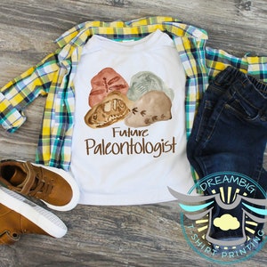 Dinosaur Shirt, Fossil Dinosaur Shirt, Future Paleontologist, Fossils, Dino Tee, Dinosaur Lover, Boys Shirts, Toddler Youth Tees