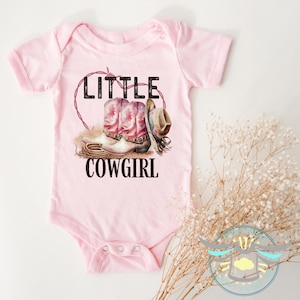 Little Cowgirl Baby Onesie® Western Baby Clothes, Country Baby Outfit, Southern Baby Girl, Baby Cowgirl Clothes, Cowgirl Baby Shower Gift
