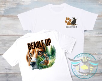 Rabbit Hunting Shirt, Beagle Up Shirt, Chasin' Tail, Cottontail Hunting, Hunting Shirt, Outdoors, Dog Hunter, Wingman, Trendy Hunting Shirt