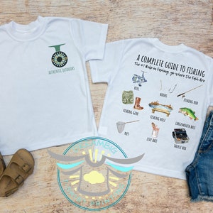 Fishing Shirt, Complete Fishing Guide, Fishing Buddy, Gone Fishin' Shirt, Biggest Catch Shirt, Reel, Toddler Youth Shirt, Nautical, Rods