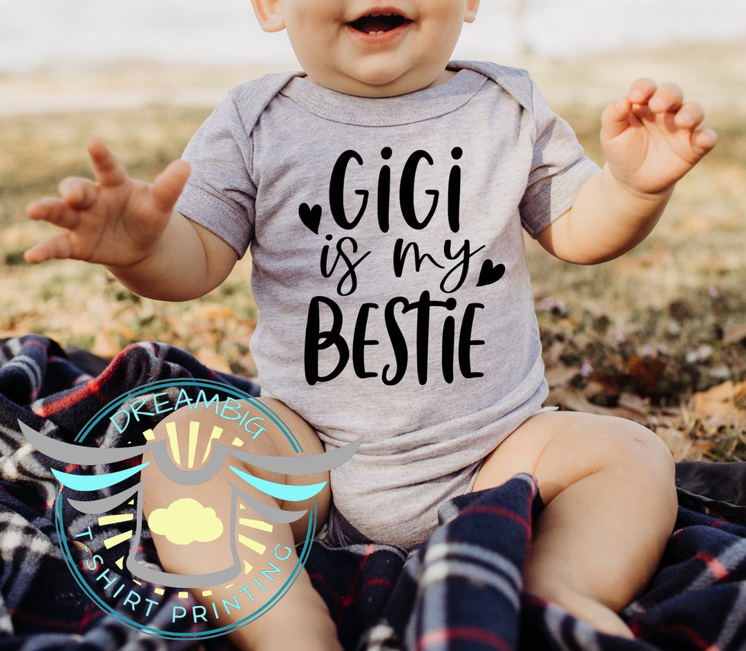 Gigi is My Bestie Baby Onesie® Gigi Baby Onesie® Cute Baby Onesie