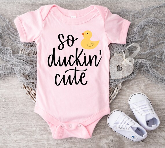 Duck Baby Onesie® so Dunkin Cute Baby Gifts Fun Baby Onesie® Etsy