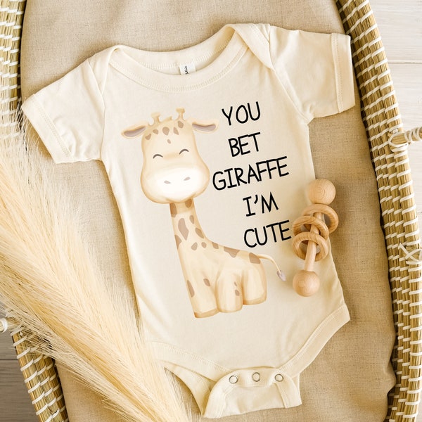 Giraffe Baby Clothes Etsy
