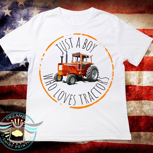 Orange Tractor Etsy
